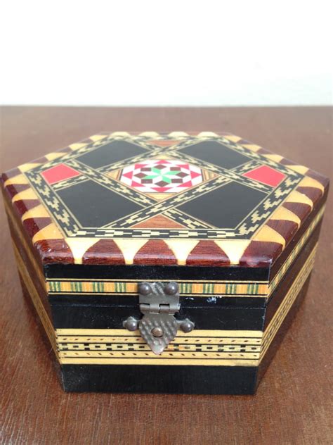 Vintage Ethnic Jewelry Box 